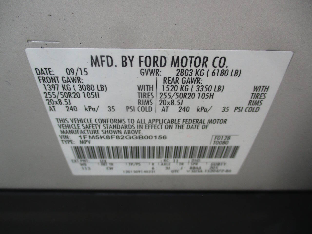Silver 2016 Ford Explorer Limited AWD Limited 4dr SUV 49