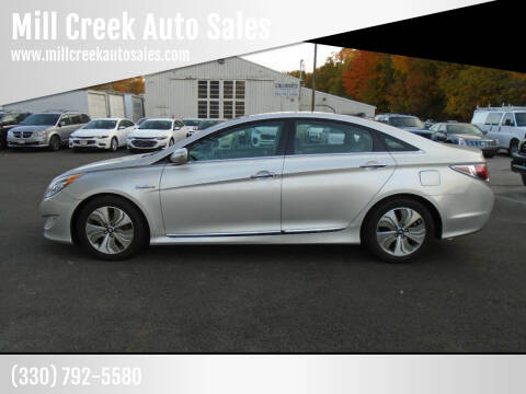 2013 Hyundai Sonata Hybrid for sale at Mill Creek Auto Sales in Youngstown OH