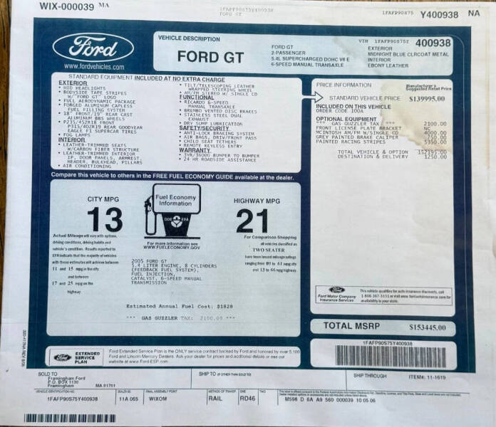 2005 Ford GT Base - Photo 13