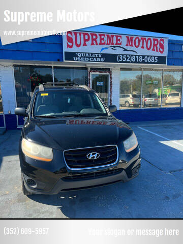 2010 Hyundai Santa Fe for sale at Supreme Motors in Leesburg FL