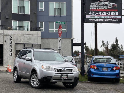 2011 Subaru Forester for sale at Top Motors LLC in Edmonds WA