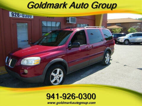 2005 Pontiac Montana SV6 for sale at Goldmark Auto Group in Sarasota FL