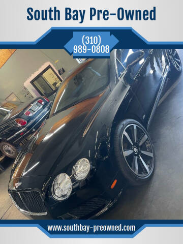 2013 Bentley Continental for sale at South Bay Pre-Owned in Los Angeles CA