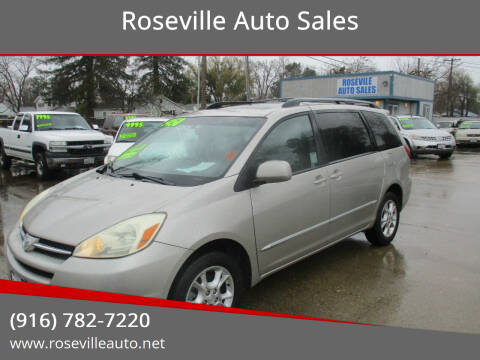 2005 Toyota Sienna for sale at Roseville Auto Sales in Roseville CA