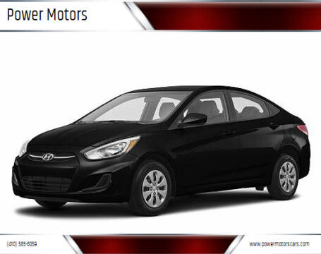 2016 Hyundai Accent for sale at Power Motors in Halethorpe MD