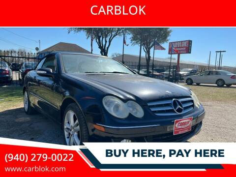 2006 Mercedes-Benz CLK for sale at CARBLOK in Lewisville TX