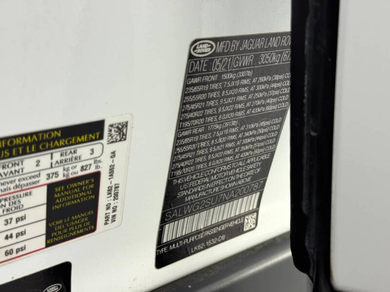 2022 Land Rover Range Rover Sport SE