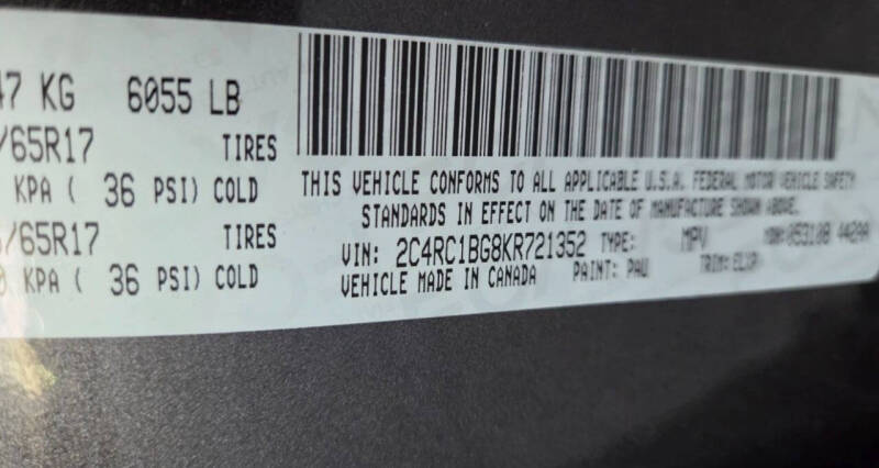 2019 Chrysler Pacifica Touring L