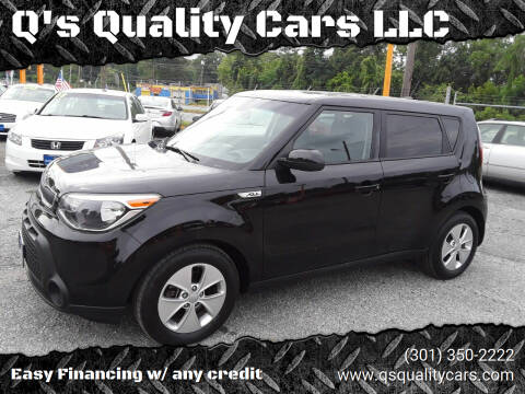 2016 Kia Soul for sale at Q's Quality Cars LLC in Capitol Heights MD