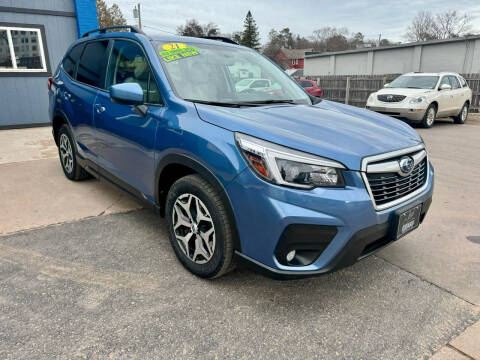 2021 Subaru Forester for sale at Jon's Auto in Marquette MI