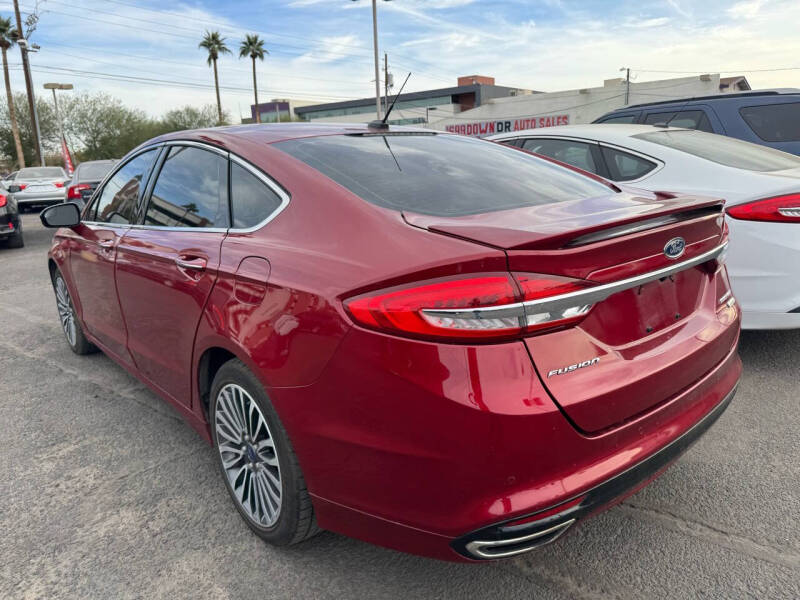 2017 Ford Fusion for sale at DR Auto Sales in Phoenix AZ