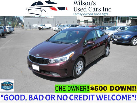 2018 Kia Forte for sale at Wilson's Used Cars Inc in Eugene OR