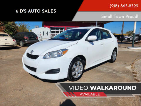 2009 Toyota Matrix for sale at 6 D's Auto Sales in Mannford OK