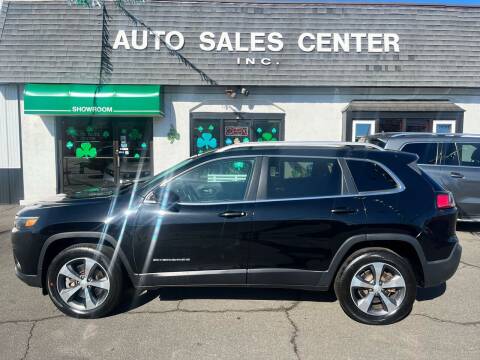 2019 Jeep Cherokee for sale at Auto Sales Center Inc in Holyoke MA