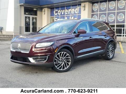 2020 Lincoln Nautilus for sale at Acura Carland in Duluth GA