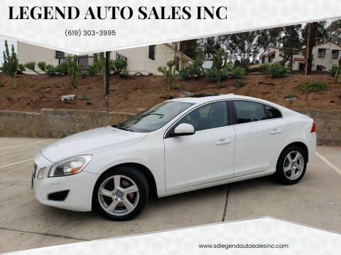 2013 Volvo S60 for sale at Legend Auto Sales Inc in Lemon Grove CA