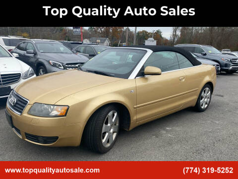 2005 Audi A4 for sale at Top Quality Auto Sales in Westport MA