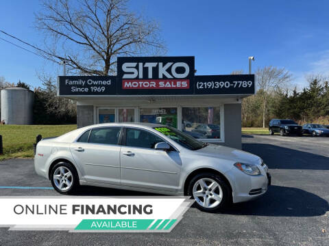 2010 Chevrolet Malibu for sale at SITKO MOTOR SALES INC in Cedar Lake IN