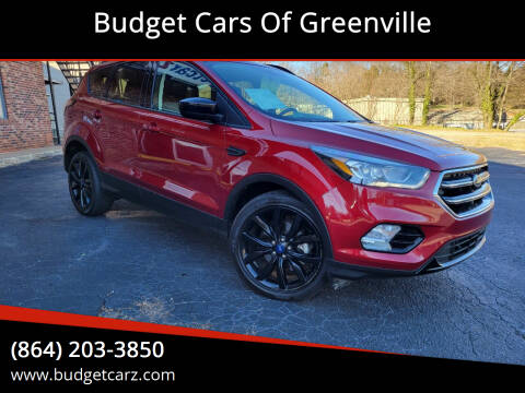2018 Ford Escape for sale at Budget Cars Of Greenville in Greenville SC