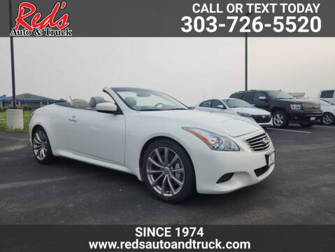 2009 Infiniti G37 Convertible for sale at Red's Auto and Truck in Longmont CO