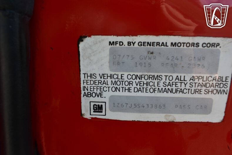 1975 Chevrolet Corvette