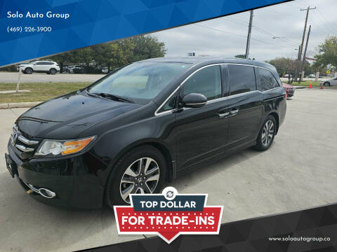2014 Honda Odyssey for sale at Solo Auto Group in Mckinney TX