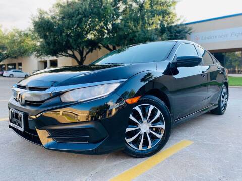 2018 Honda Civic for sale at powerful cars auto group llc in Houston TX