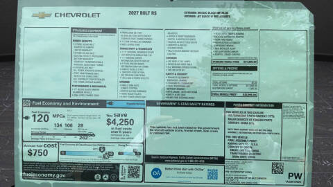 2027 Chevrolet Bolt RS