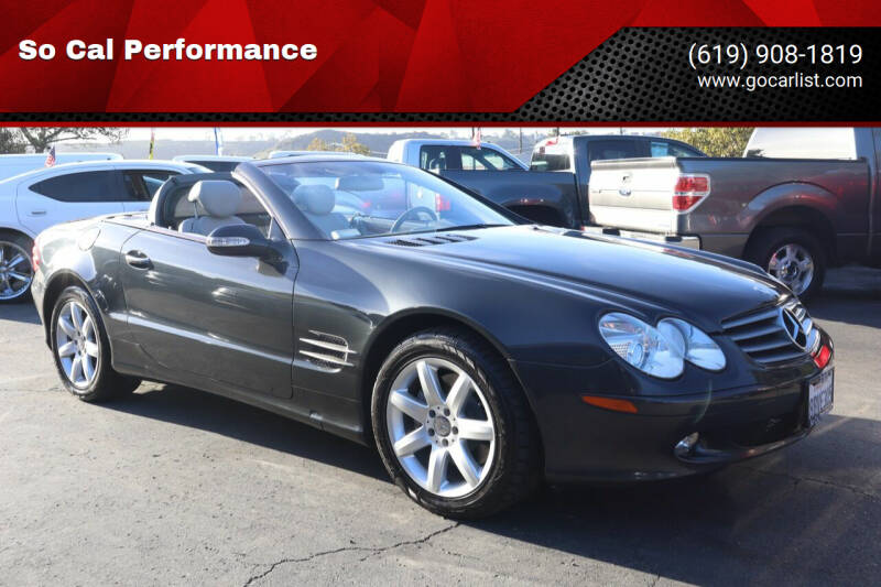 2003 Mercedes-Benz SL-Class for sale at So Cal Performance in San Diego CA