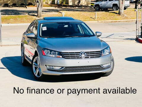 2012 Volkswagen Passat for sale at Texas Drive Auto in Dallas TX
