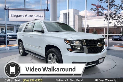 2019 Chevrolet Tahoe for sale at Elegant Auto Sales in Rancho Cordova CA