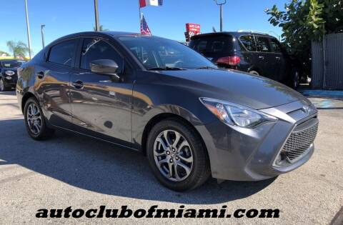 2019 Toyota Yaris for sale at AUTO CLUB OF MIAMI, INC in Miami FL