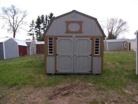  10 x 16 lofted barn for sale at Extra Sharp Autos in Montello WI