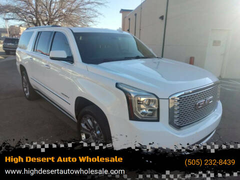 2015 GMC Yukon XL for sale at High Desert Auto Wholesale in Albuquerque NM