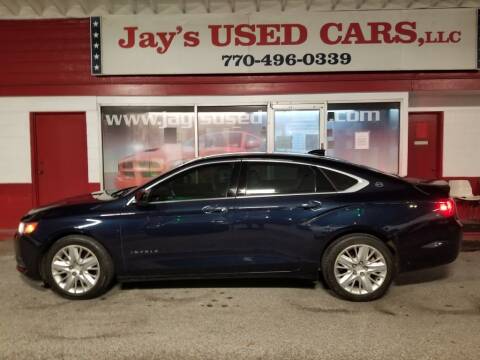 2016 Chevrolet Impala for sale at Jays Used Car LLC in Tucker GA
