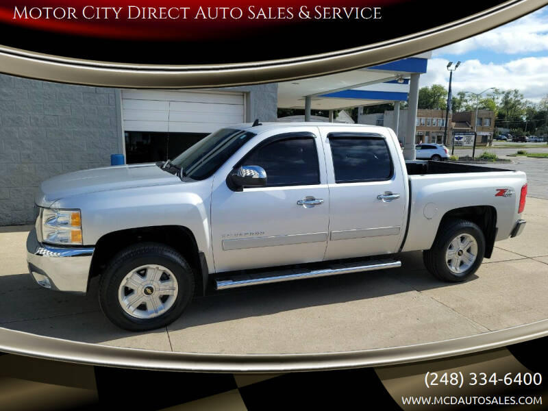 2013 Chevrolet Silverado 1500 for sale at Motor City Direct Auto Sales & Service in Pontiac MI