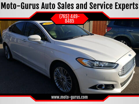 2016 Ford Fusion for sale at Moto-Gurus Auto Sales and Service Experts in Lafayette IN