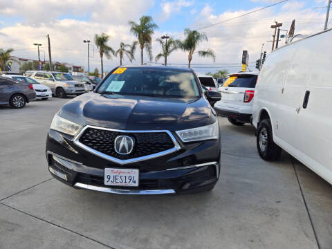 2018 Acura MDX for sale at E and M Auto Sales in Bloomington CA