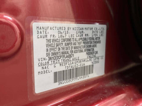 2015 Nissan Versa Note SL