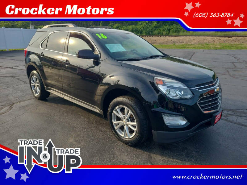 2016 Chevrolet Equinox for sale at Crocker Motors in Beloit WI