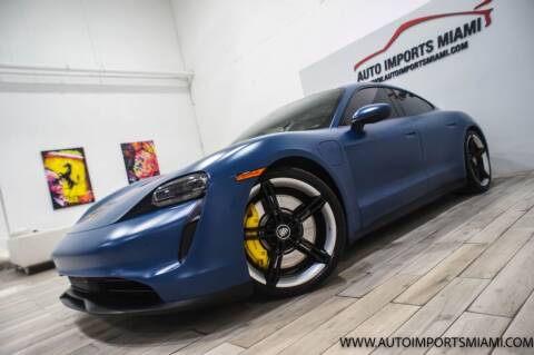 2022 Porsche Taycan for sale at AUTO IMPORTS MIAMI in Fort Lauderdale FL