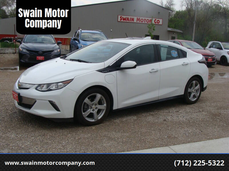 2018 Chevrolet Volt for sale at Swain Motor Company in Cherokee IA