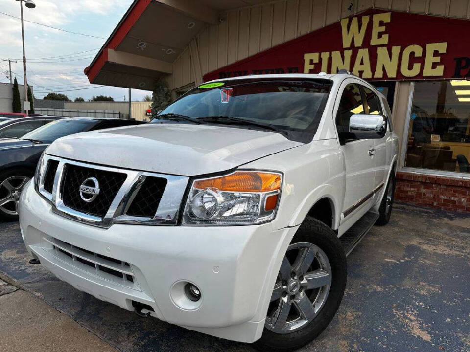 2014 Nissan Armada for sale at Caspian Auto Sales in Oklahoma City, OK