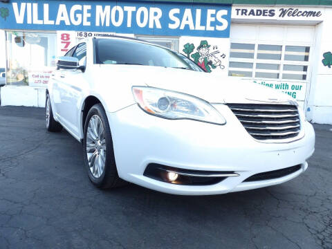 2012 Chrysler 200 for sale at Village Motor Sales Llc in Buffalo NY