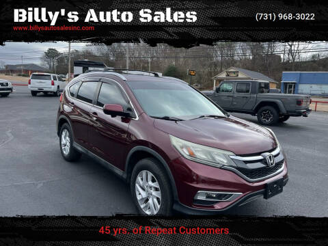 2015 Honda CR-V for sale at Billy's Auto Sales in Lexington TN