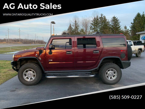 2007 HUMMER H2 for sale at AG Auto Sales in Ontario NY