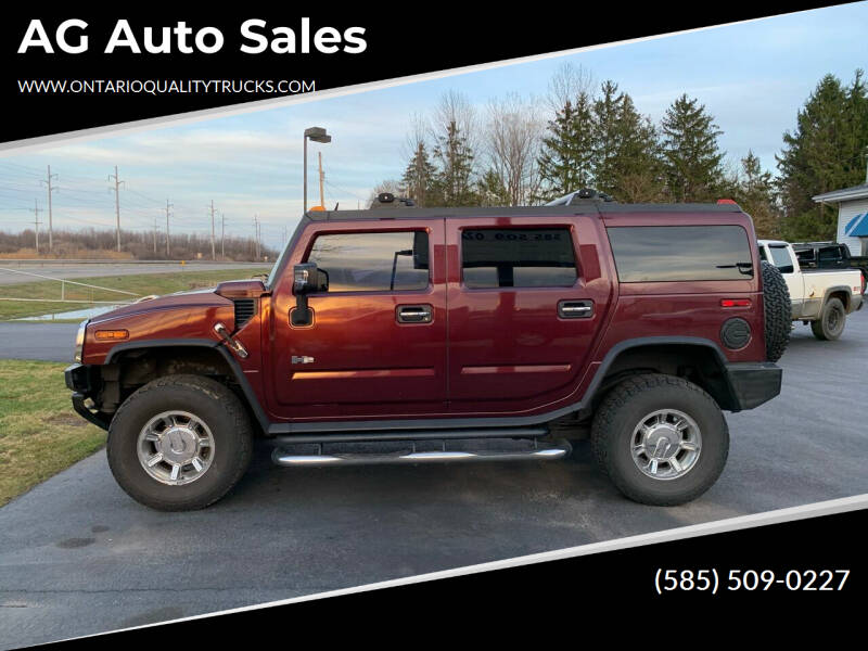 2007 HUMMER H2 for sale at AG Auto Sales in Ontario NY