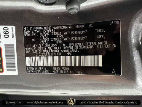 2020 Toyota Sienna L 7-Passenger