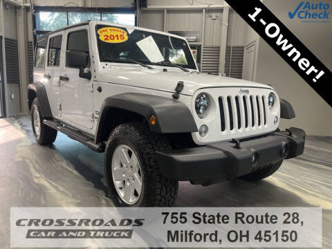 2015 Jeep Wrangler Unlimited for sale at Crossroads Car & Truck in Milford OH