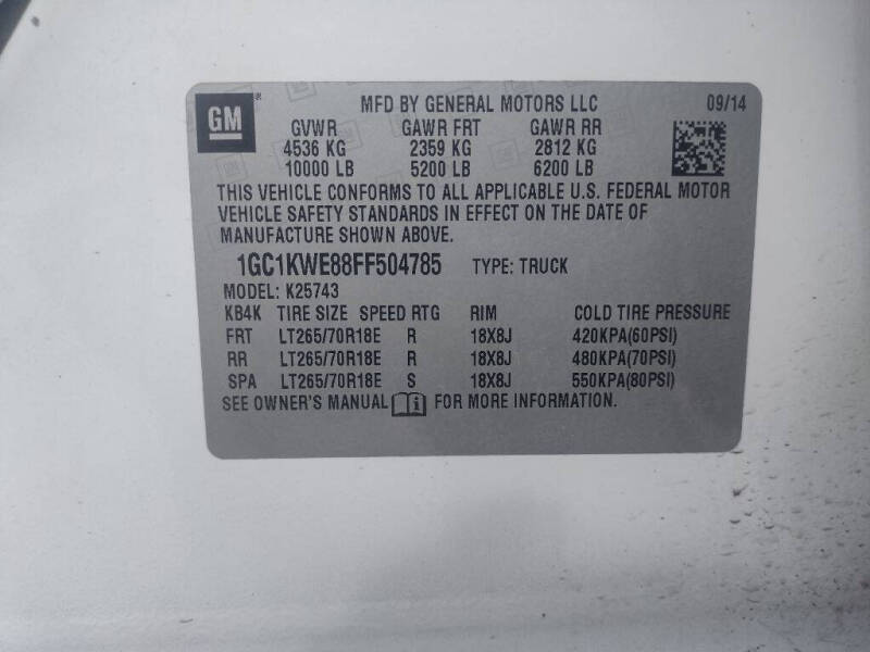 2015 Chevrolet Silverado 2500HD